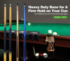 Pool Cue Holder  4-cue Portable Pool Stick Holder For Table  Weighted   Durable