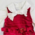 18  American Girl Doll 2007 Julie s Christmas Outfit Red Velvet Dress  Shoes Set