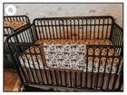 Prairie Rose Bamboo Crib Sheet Cowkid Clothing Company  2 Fitted Sheets 