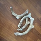 Natural Cut Antler Antlers horns Dog Chews Treats Lot Of 4 Pieces