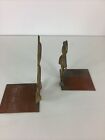 Vintage Solid Brass Nautical Ship Anchor Book Ends Nice Patina Made Taiwan