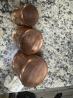 Tagus Copper Canister With Copper Lids Made In Portugal Set Of 3 Nesting
