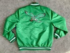 Nfl Philadelphia Eagles Ultra Game Kelly Green Satin Jacket Mens Size Small S