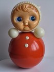  Huge   41 Cm Vtg Ussr Nevalyashka Roly Poly Toy    Celluloid Doll     