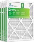 20x24x1 Air Filter 4 Pack  Merv 8 Pleated Dust Defense Air Filters Replacemen   