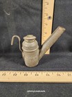 Antique Vintage Teapot Oil Wick Coal Miners Cap Lamp Lantern  2