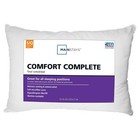  2 Pack  Comfort Complete Bed Pillow  Standard queen