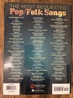 The Most Requested Pop Folk Songs 60 Songs Piano Vocal Guitar Sheet Music Book