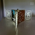 Vintage Lowenbrau Beer Light Up Clock Bar Sign 3 Sided Motion 1983 Hanging Lamp
