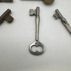 Vintage - Antique Key Lot Of Old Skeleton Keys Crafts  Authentic  2x Brass