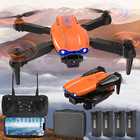 4k Hd Camera Drone Wifi Fpv Rc Foldable Dual Camera With 1 2 Batteries