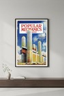      Popular Mechanics Magazine Cover Poster - 1930s Futuristic Architecture -