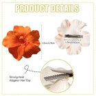 3 Pcs Hawaiian Flower Hair Clips For Women  Bohemian Flower Hairpin For Think   