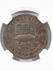 1837 Ht-32 Illustrious Predecessor Hard Times Token Ngc Au50 Bn  brown 
