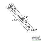 Alside 3-1 8 Inch Pivot Bar For Vinyl Tilt Windows