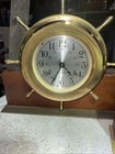 Vintage Seth Thomas Ships Bell Clock   Barometer
