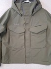 Simms Gore-tex Classic Waders Jacket Mens Size Xl Green Fly Box Chest Pockets