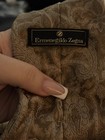 Ermenegildo Zegna Men s Silk Jacquard Paisley Tie Brown gold Pointed