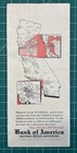 Vintage Brochure  1955-1956 Your Guide To Disneyland - Bank Of America - Mint 