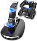 For Ps4 Playstation4 Controller Dual Usb Charger Led Dock Station Charging Stand