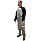 536-akv Heat Resistant Aluminized Made With Kevlar Protective Bib Apron 36  Long