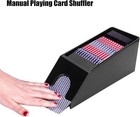 6-deck Blackjack Dealing Shoe  Black Manual Playing Card Shuffler  Poker    