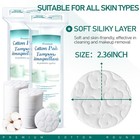 Premium Cotton Rounds For Face  300 Count Makeup Remover Pads 100  Pure 