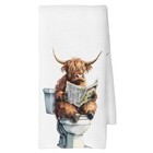 Funny Highland Cow Bathroom Hand Towels  Highland Cow Gifts For Women  Color 09