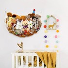 Stuffy Animal Net For Stuffed Animals Storage Medium-49  W  Cream 
