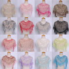 Women Ladies Lace Scarf Hijab Maxi Shawl Head Wrap Flower Cotton Muslim Scarves