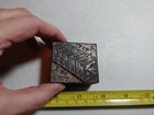 Vintage Letterpress Printing Block Kraft American Cheese Block Advertising