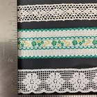 Vintage Trim Lot 3 Styles 4 Yards Each Scalloped Floral Lace Sewing Supplies