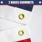 American Usa Flag 3x5 Ft - Outdoor Heavy Duty Usa Flag  2 Brass Grommets Outd   