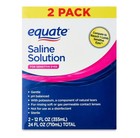  2 Pack  Equate Saline Solution For Sensitive Eyes 12 Fl Oz     Contact Lens Rinse