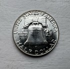 1963-d Franklin Half Dollar Beautiful 90  Silver 50c Coin