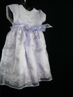 Melody Kids Girls Sz Lg Purple  Easter Spring Lined Floral Dress Usa Vintage