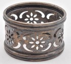 Vintage Sterling Silver Gorham B2594 Open Filigree Design Wide Napkin Ring