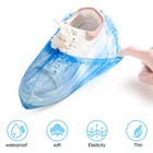 Disposable Plastic Shoe Covers For Size 6-11 Shoes  200 Pieces  Us Seller 