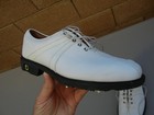 Footjoy Fj Icon Golf Shoes  Size 7 M  Excellent  52114  White  Leather