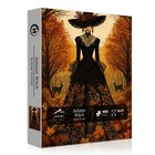 Halloween Witch Fall 1000 Piece Jigsaw Puzzle 27 5 X 19 7 Inch