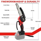 Cordless Chainsaw For Milwaukee 18v Battery 6-inch Hand-held Mini Pruning Saw
