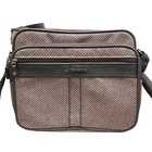Vintage 1987 Tweed Samsonite Silhouette 4 Carry On Bag Travel Luggage Gray Pink