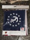 12x18 Embroidered Sewn Yacht Ensign Nautical 220d Nylon Flag 12 x18 