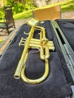 Bach Tr300 Usa Brass Trumpet With Original Hard Case Vincent Bach 5c Mouthpiece