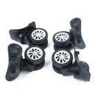 4pcs set Replacement Luggage Suitcase Wheels Swivel Dual Roller Swivel Wheel