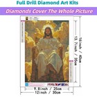 Jesus Diamond Art Kit For Adults 11 8 X 15 8 Inch Diy Craft