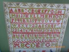 Antique Cross-stitch Victorian Sampler Catherine Chisolm  Nairn Scotland 1883