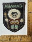 Vintage Canada Eskimo With Spear Iron On Patch Grant Original Travel Souvenir