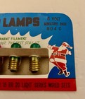 Vintage 8 Volt Miniature Base Christmas Glimmer Lamp Bulbs 904-c Japan