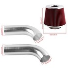 Red Cold Air Intake System Kit With Filter For Bmw Engine Modification Parts